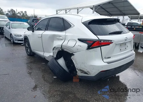 2015 Lexus Nx 200T F Sport из США, поврежденный, VIN JTJYARBZ5F2003552